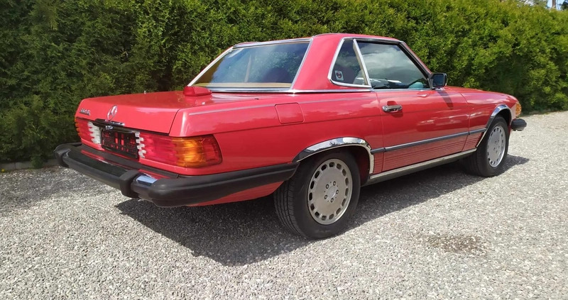 Mercedes-Benz SL cena 139000 przebieg: 111000, rok produkcji 1987 z Ogrodzieniec małe 781